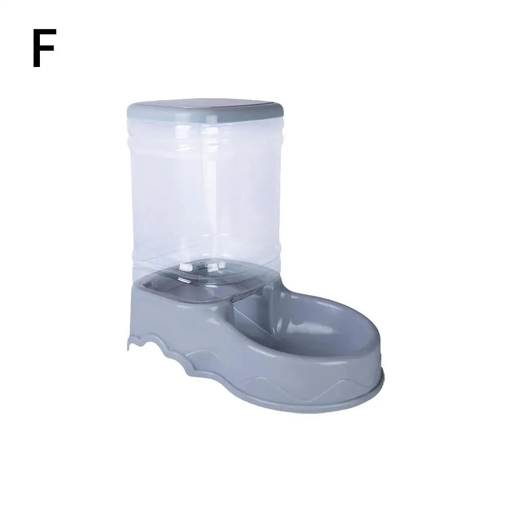 3.8L Automatic Pet Feeder Water Fountain Drink Bowl Large Capacity Cat Dog Food Dispenser Water Fountain Drink Bowl