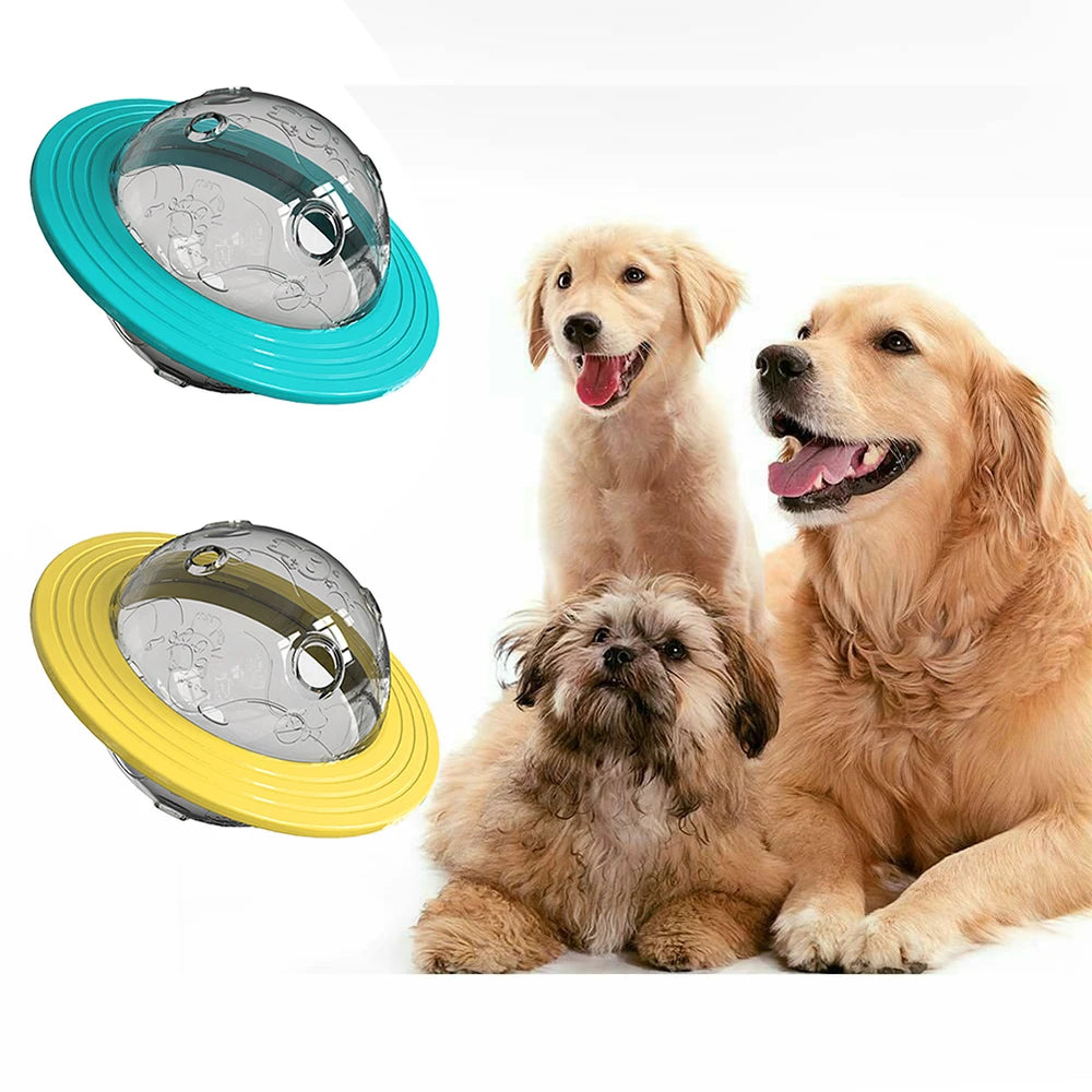 Pet Dog Cat Tumbler Treat ball Feeder Food Dispenser Puzzle Interactive Toys