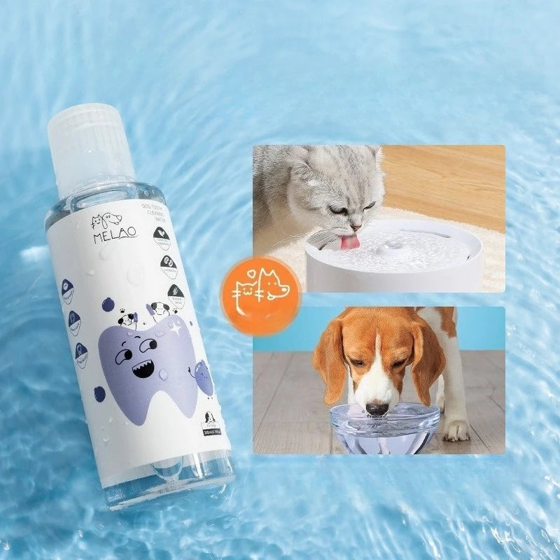 Dog Cat Mouthwash 200ml Natural Oral Care Water Additive for Fresh Breath Tartar Control  Effective Teeth Cleaner Deodorizer