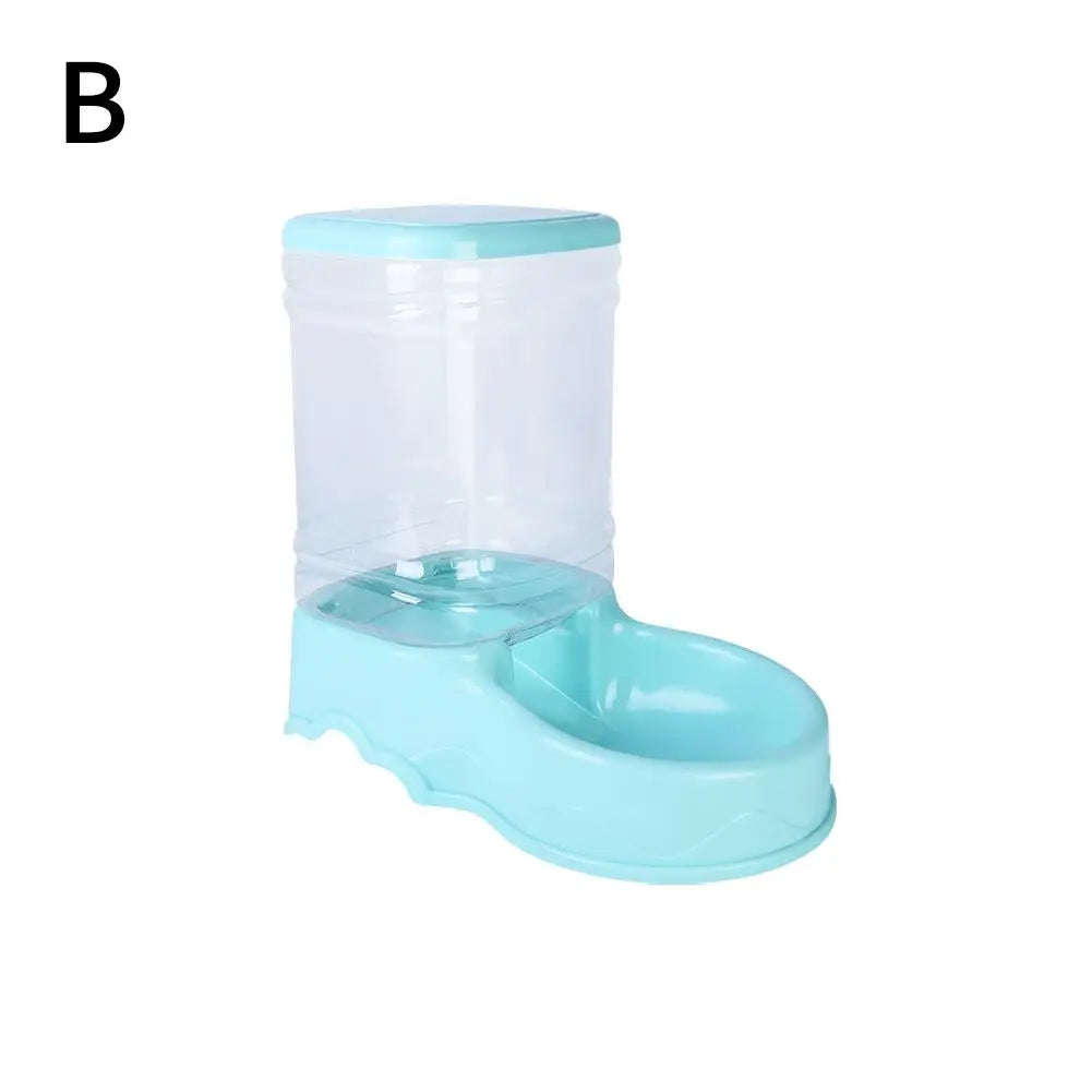3.8L Automatic Pet Feeder Water Fountain Drink Bowl Large Capacity Cat Dog Food Dispenser Water Fountain Drink Bowl