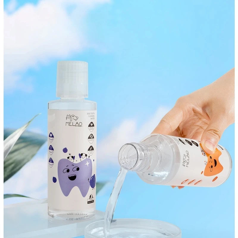 Dog Cat Mouthwash 200ml Natural Oral Care Water Additive for Fresh Breath Tartar Control  Effective Teeth Cleaner Deodorizer