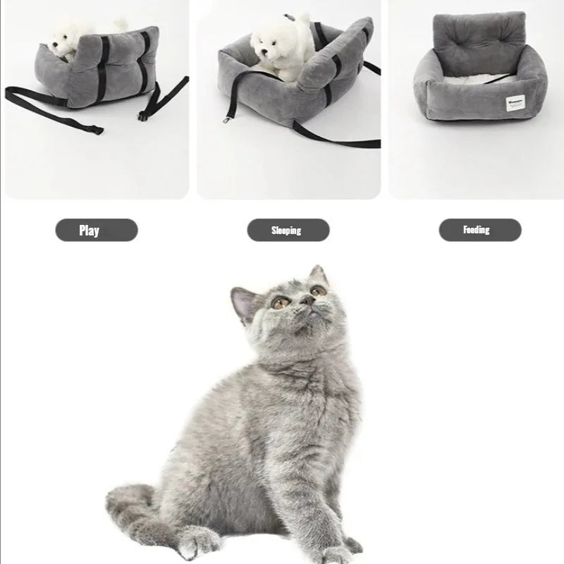 Travel Dog Car Seat Cover Folding Hammock Cat Puppy Bag Safe Carry House Dog Seat Bag Basket Pet Car Travel Product Dog Car Seat