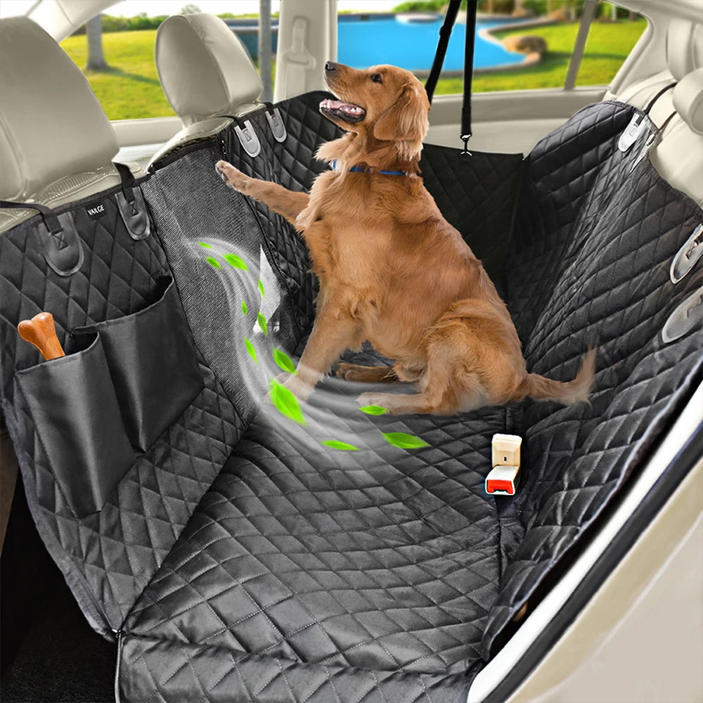 Dog Seat Cover for Back Seat Waterproof Pet Travel Dog Carrier Hammock Car Rear Back Seat Protector Mat Safety Carrier For Dogs